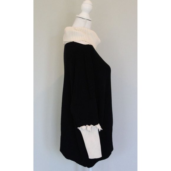 PLANET By LAUREN G Grossman Flash Dance Sweater Lagenlook Asymmetric, One Size - Picture 7 of 14